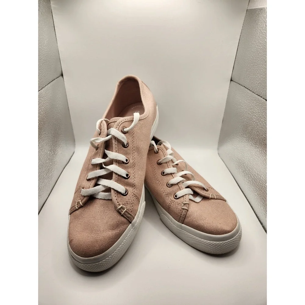 Sperry Top Sider‎ Memory Foam Light Pink Lace Up Shoes Womens Size 9M